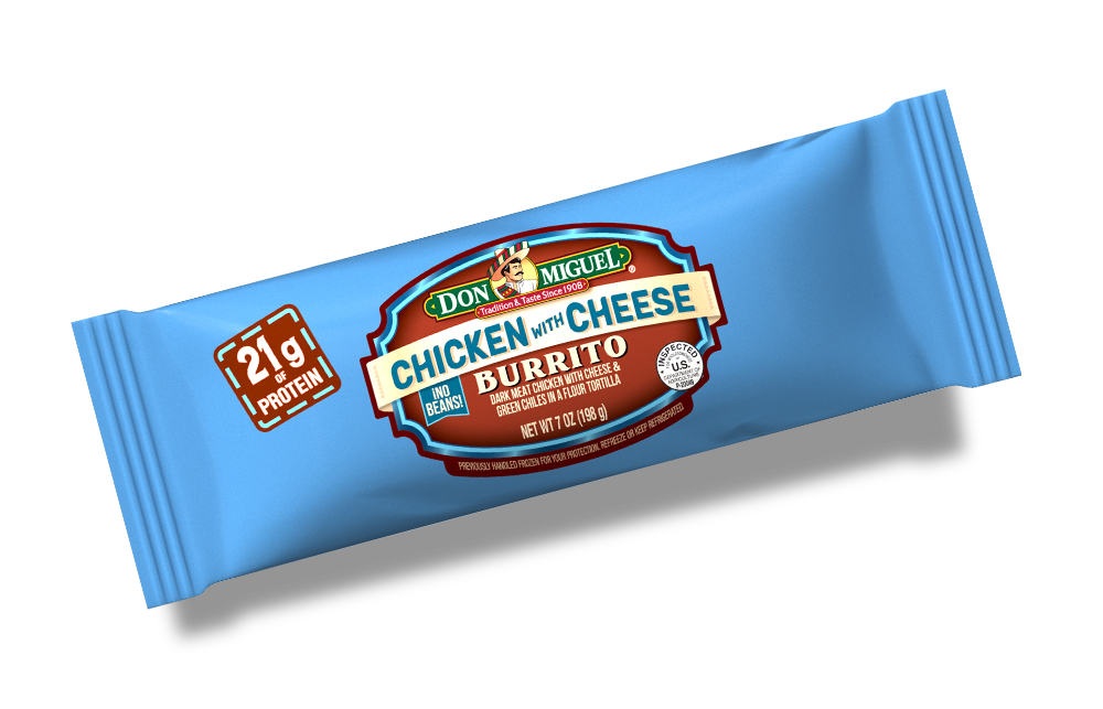 DON MIGUEL® Chicken with Cheese Burrito