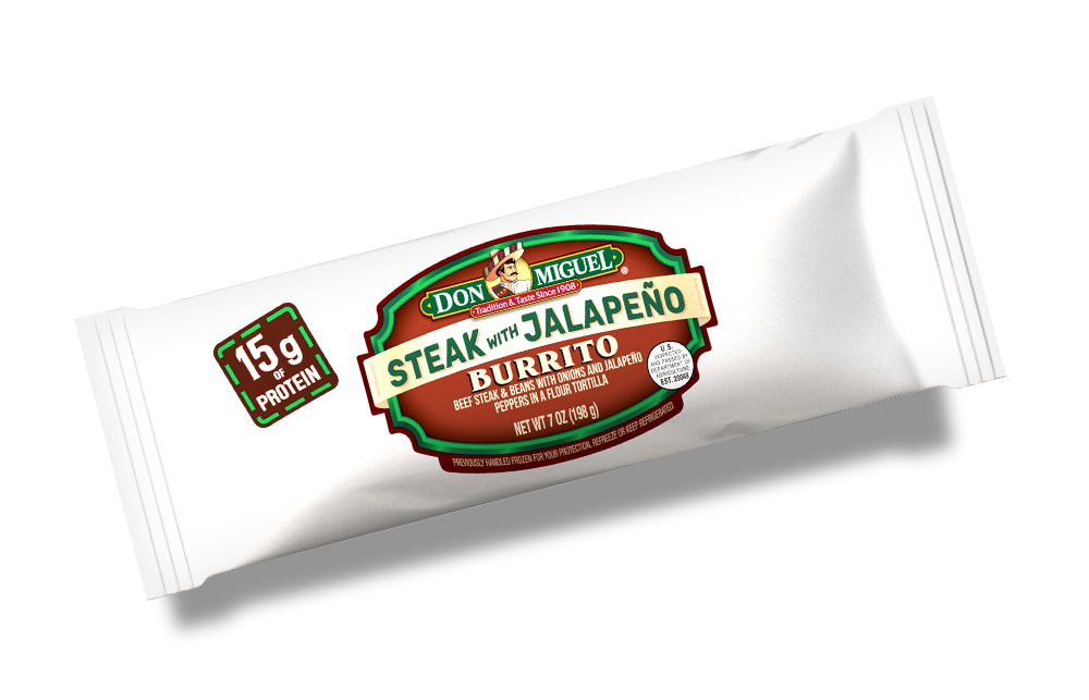 DON MIGUEL® Steak with Jalapeño Burrito