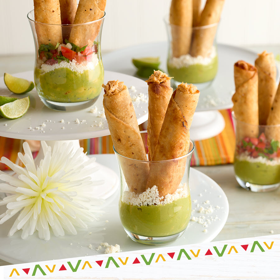 Don Miguel bridal shower flautas.