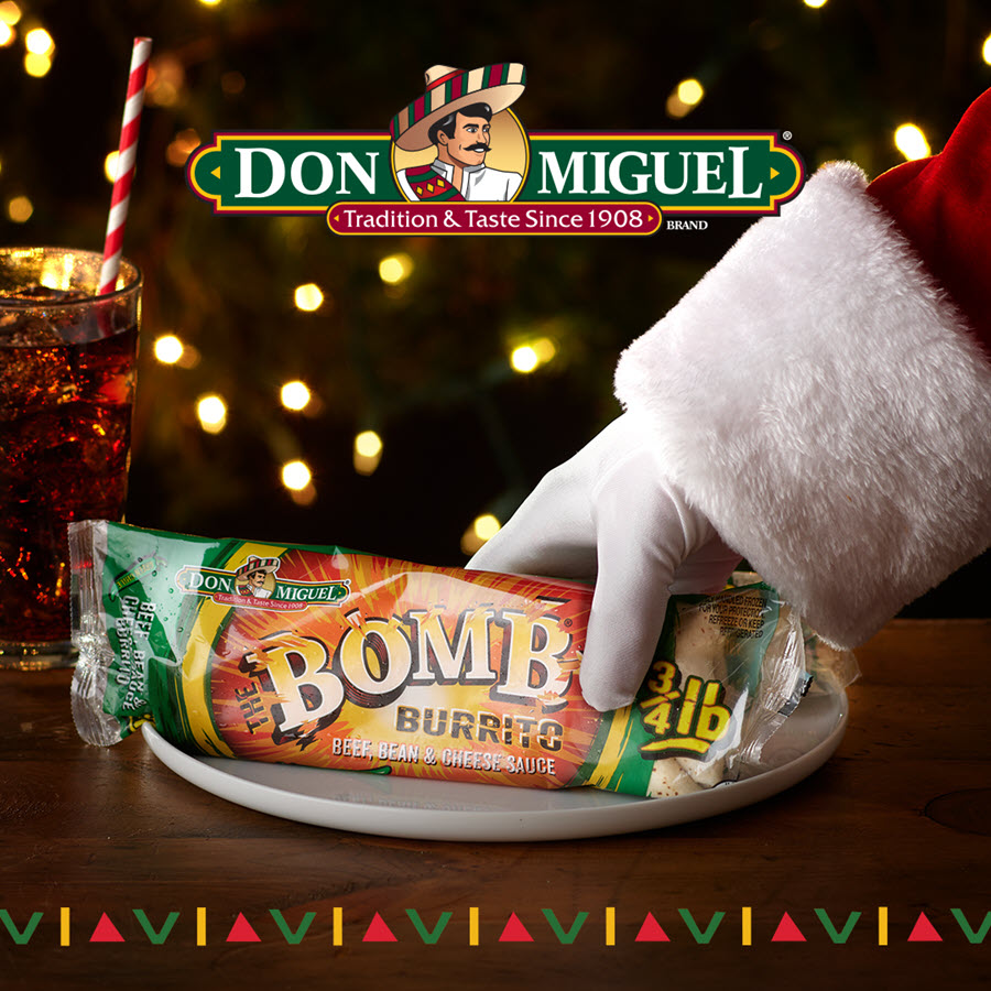 THE BOMB® Christmas Burrito
