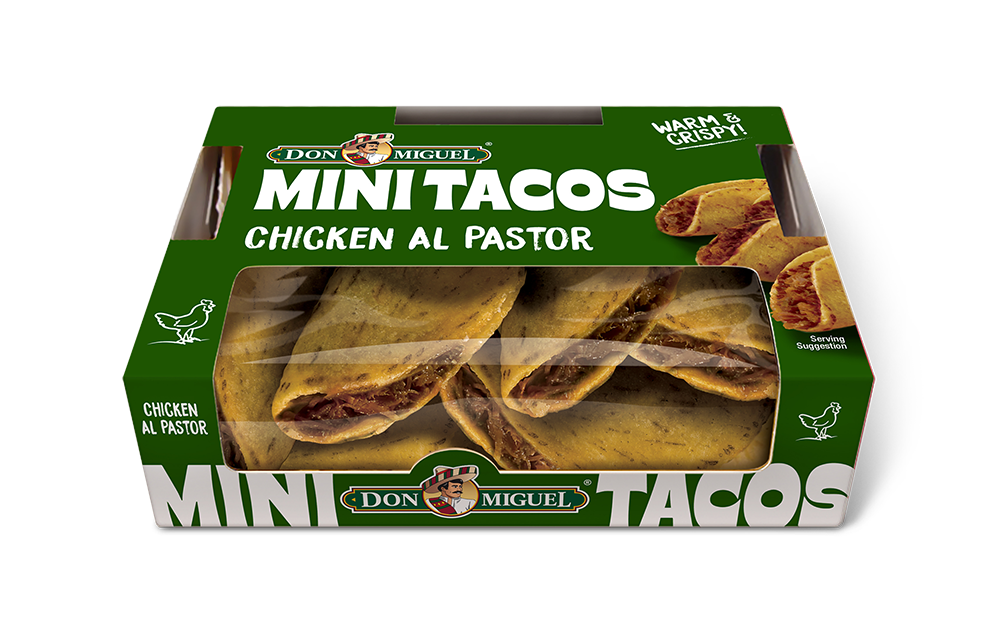 DON MIGUEL® Chicken al Pastor Mini Tacos