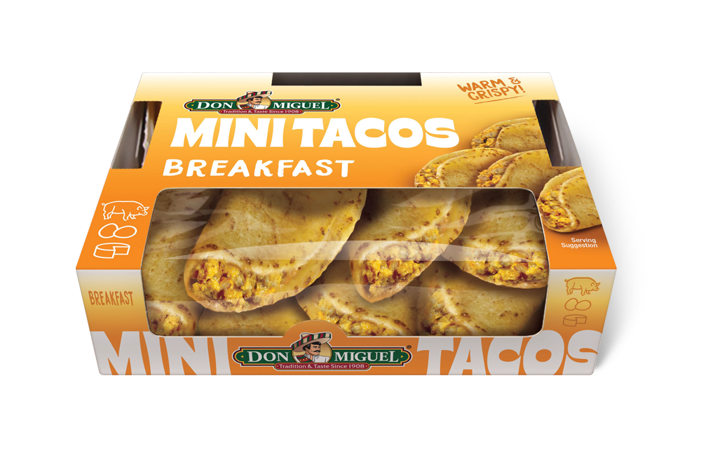 Package of Don Miguel breakfast mini tacos