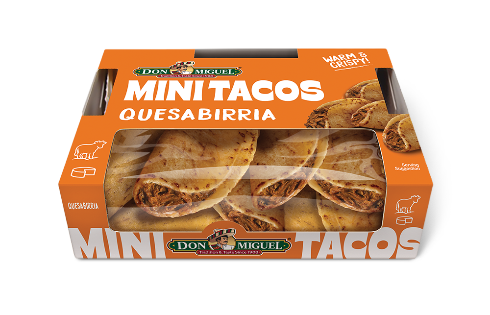 DON MIGUEL® Quesabirria Mini Tacos – Don Miguel